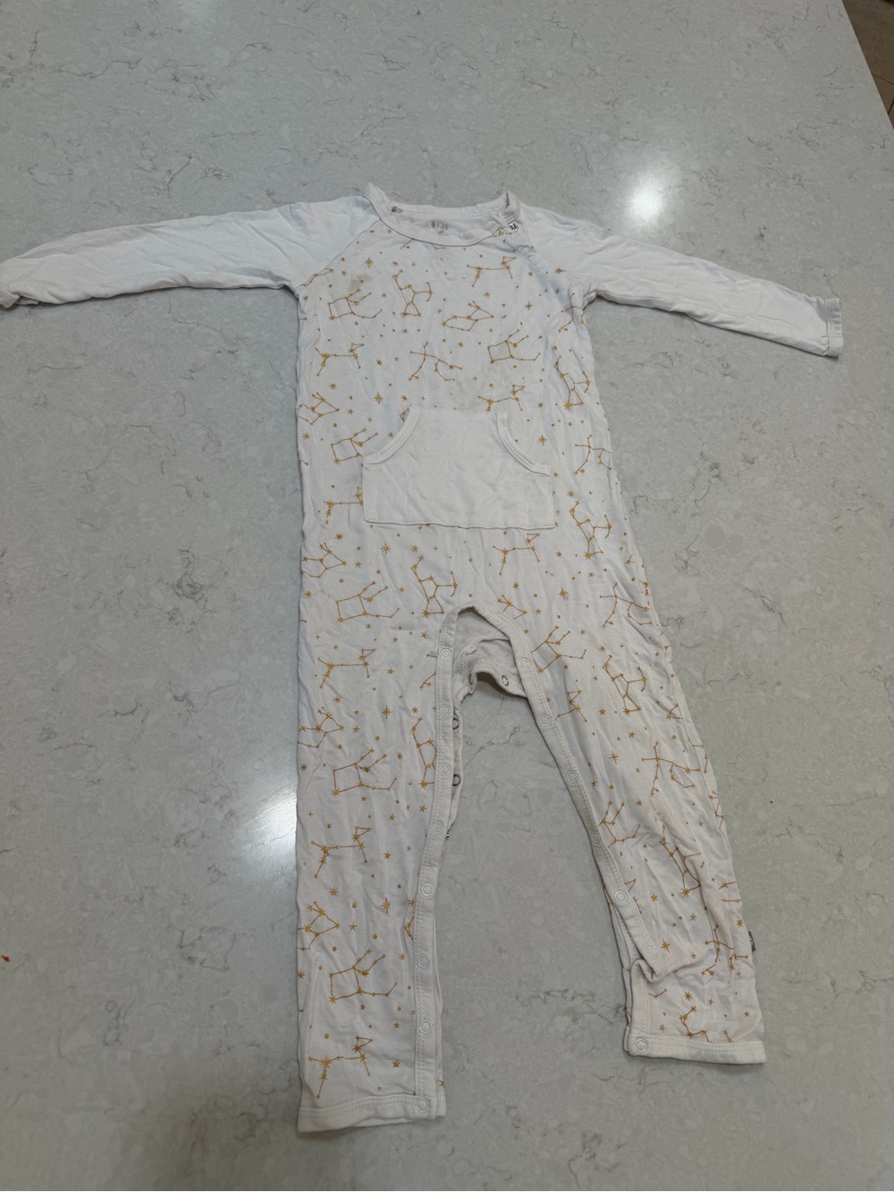 Kyte Baby Constellation Star Bamboo Romper 4T
